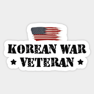 Korean War Veteran Sticker